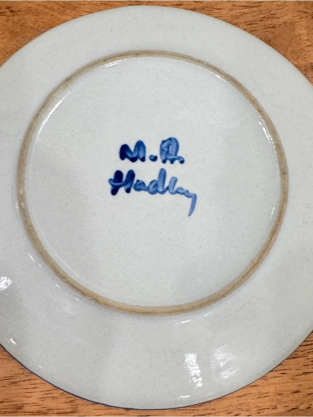 Vintage M.A. Hadley 8” Plated Set Of 2 Boy Girl Farm Country Ceramic